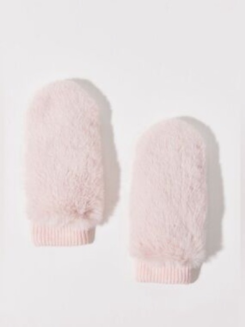 NWT Urban Outfitters Reversible Faux Fur Fluffy Mittens Fold Over Fingerles